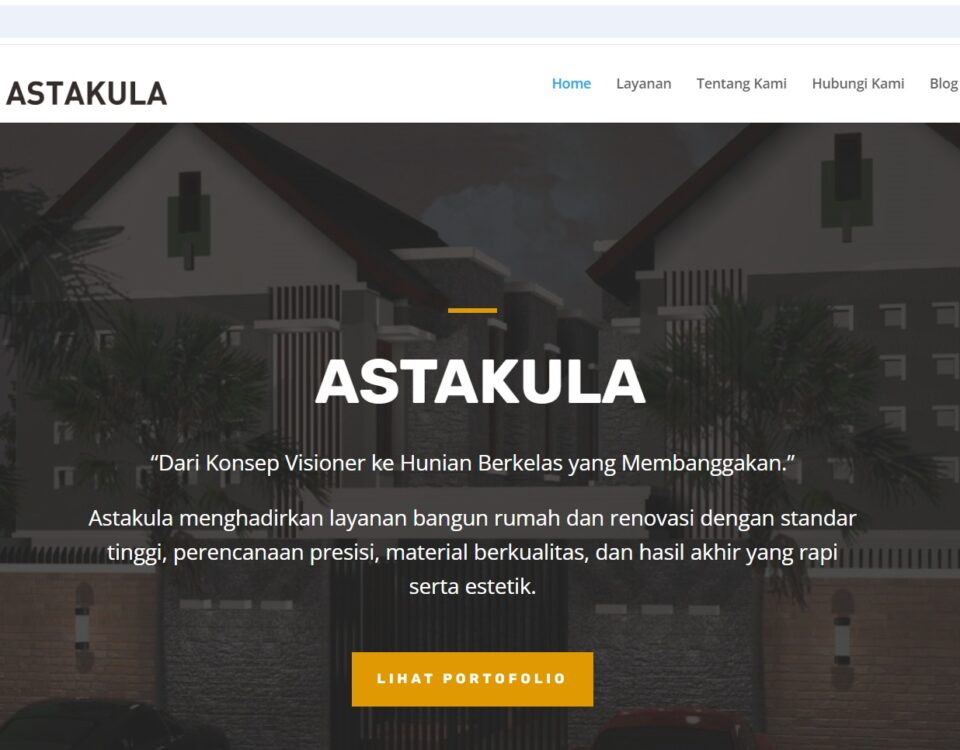 Jasa Pembuatan Website Astakula